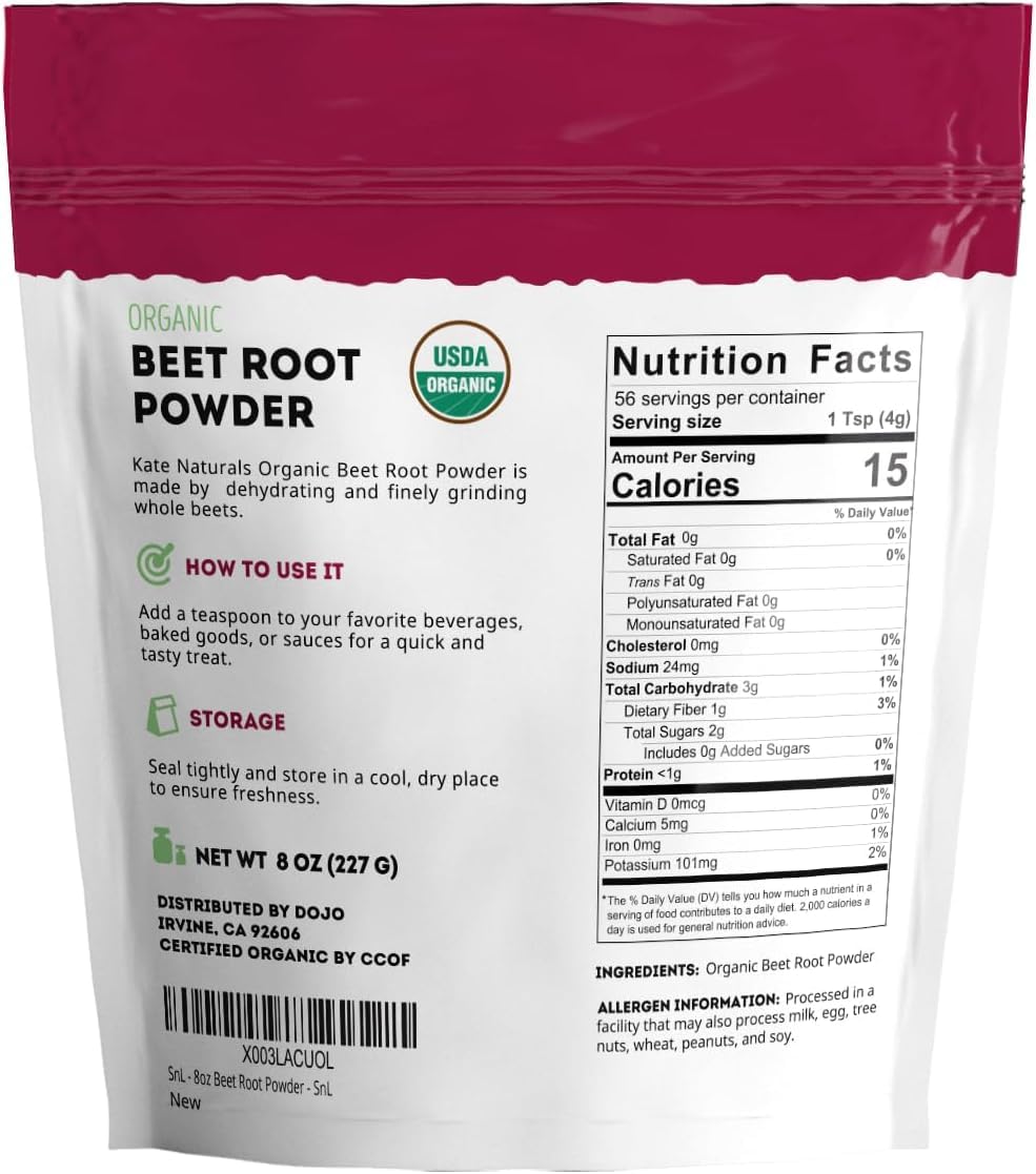 DIY skincare colorant use of Kate Naturals beet root powder in a jar.