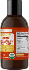 Kate Naturals liquid lecithin pour creates creamy batters.