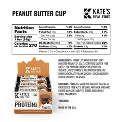 Wrapped Kate's Peanut Butter Cup bar ready to grab from a bag