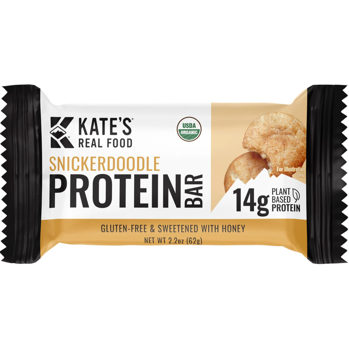 Kates Real Food Snickerdoodle bar pack - on-the-go energy for active days.