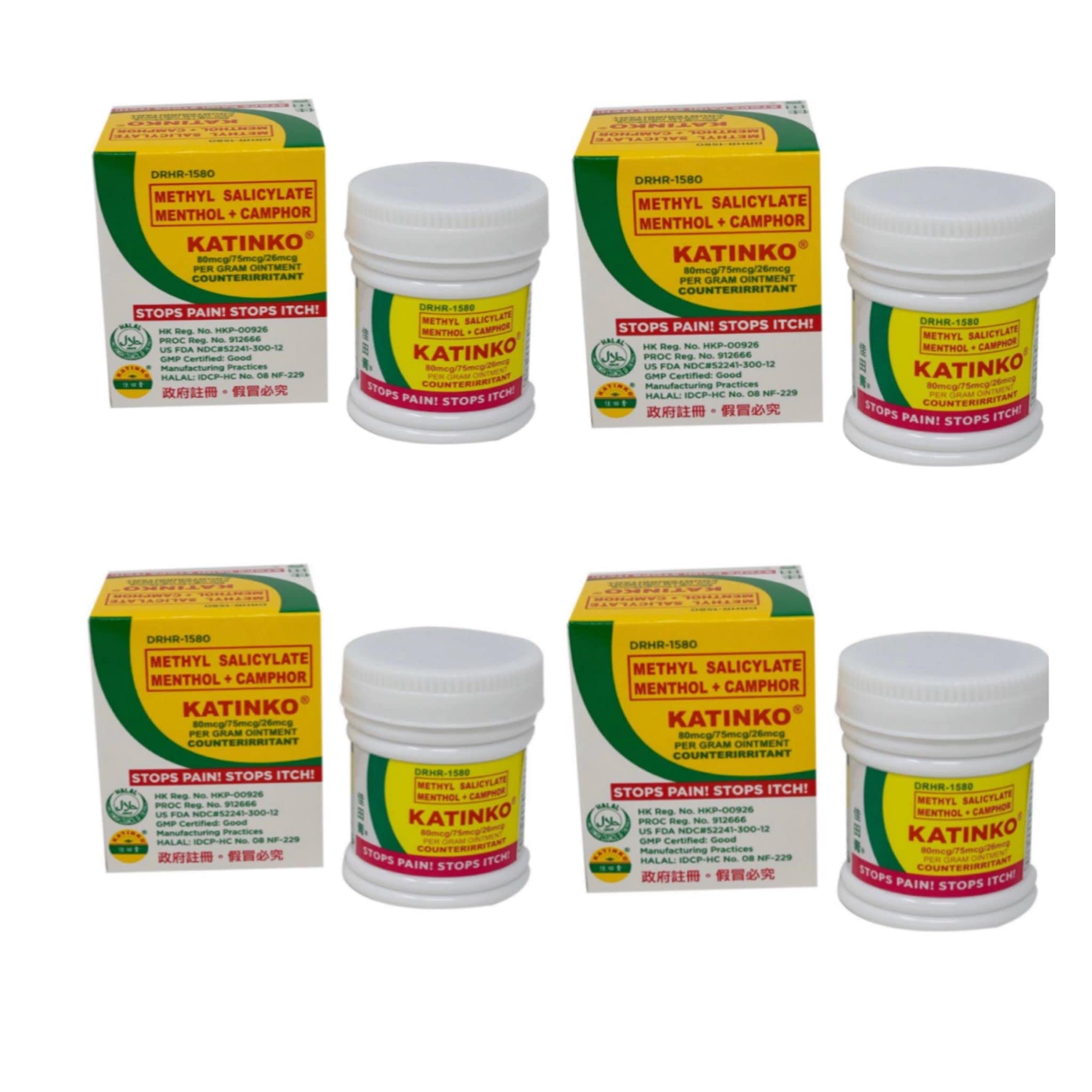Katinko Ointment 30g tube detail confirms compact, portable packaging.
