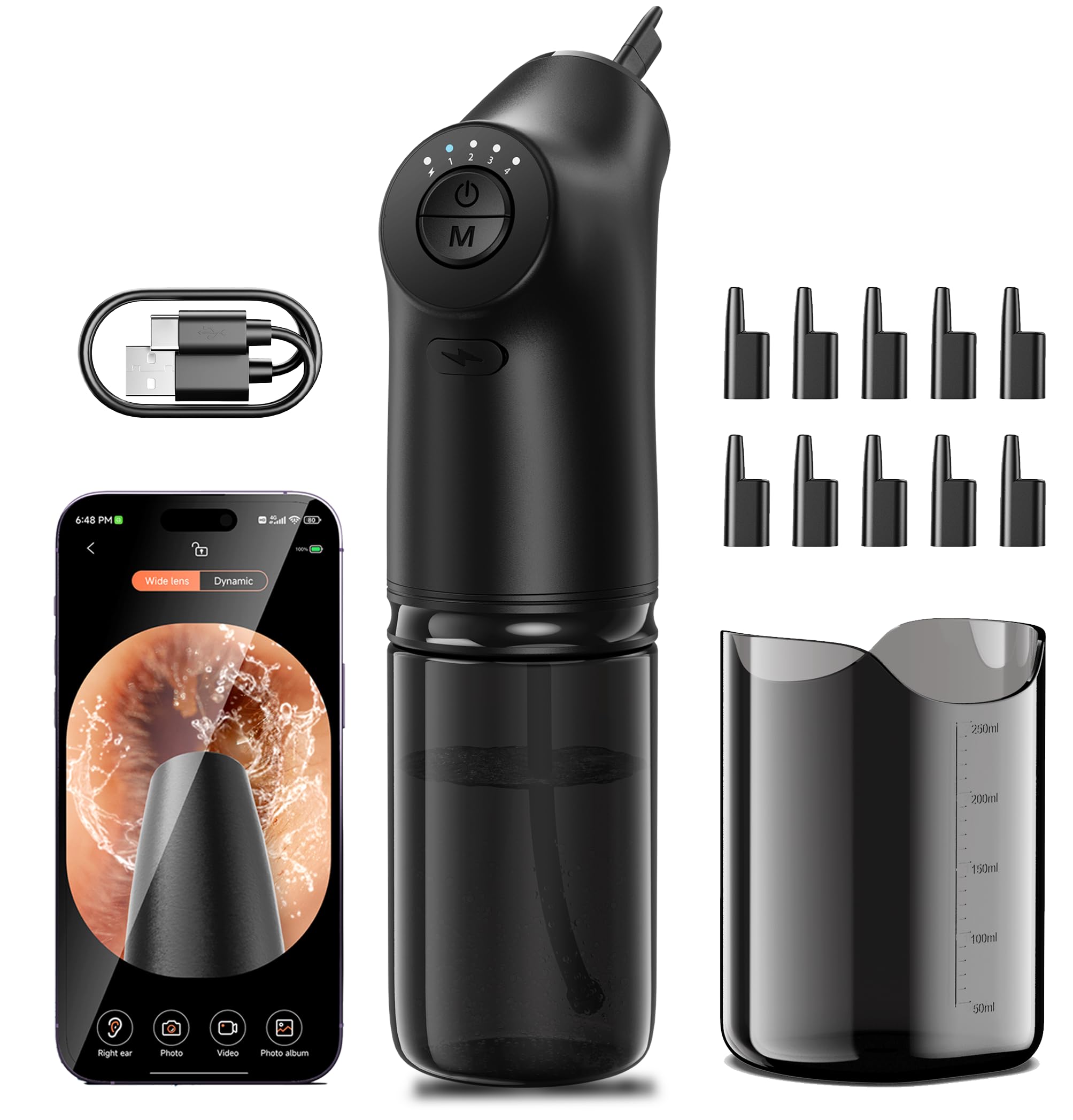 KAUGIC ear cleaner camera visualization guides safe cleaning inside the ear