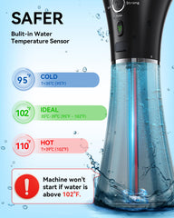 IPX7 waterproof housing enables direct rinse during use