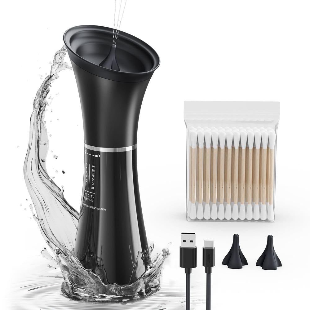 KAUGIC ear wax removal kit with one-handed use for shower cleaning
