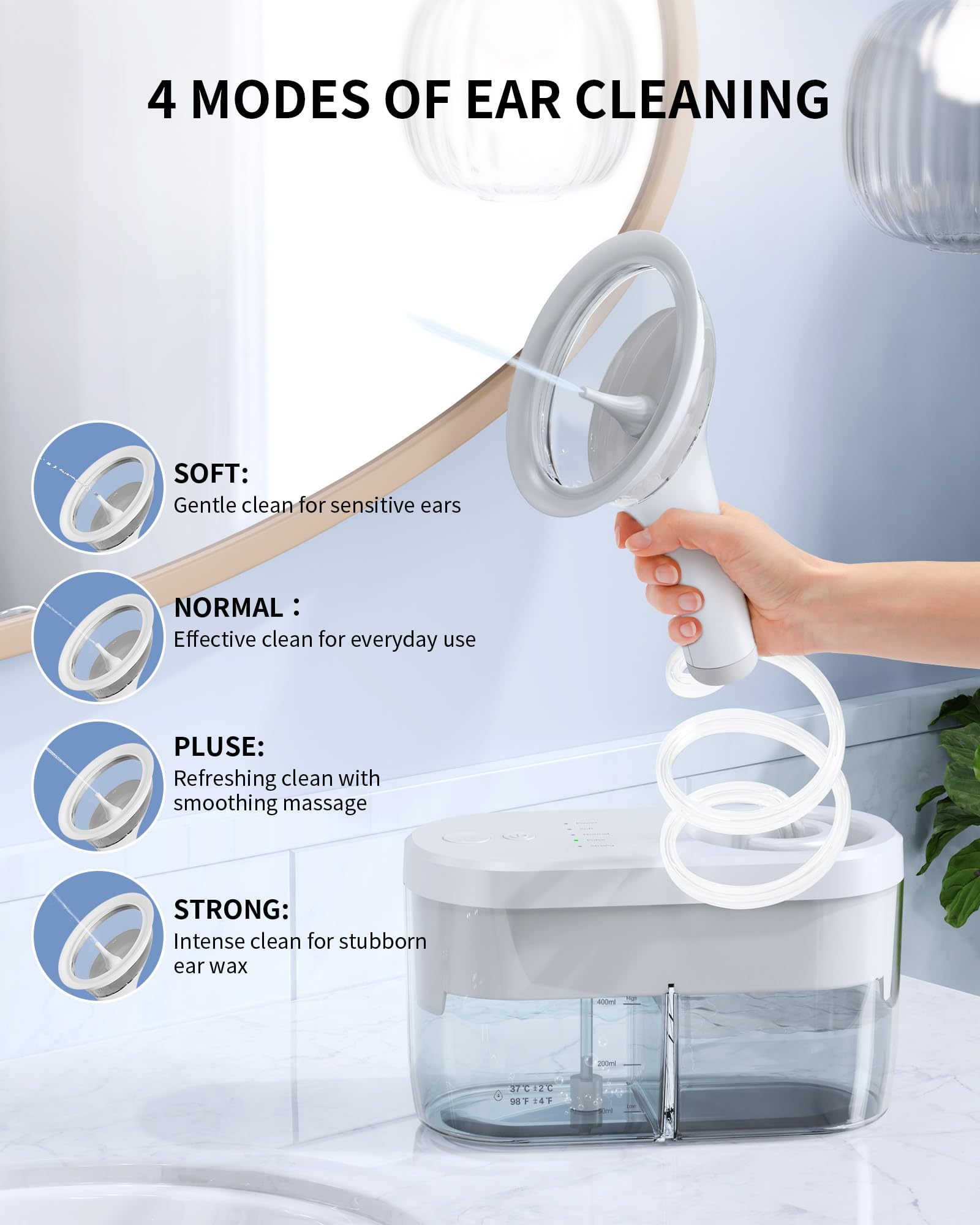KAUGIC four modes interface for personalized cleaning