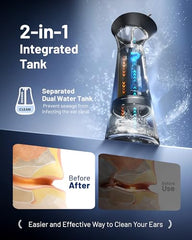 KAUGIC ear cleaner shown for one-hand operation and effortless control