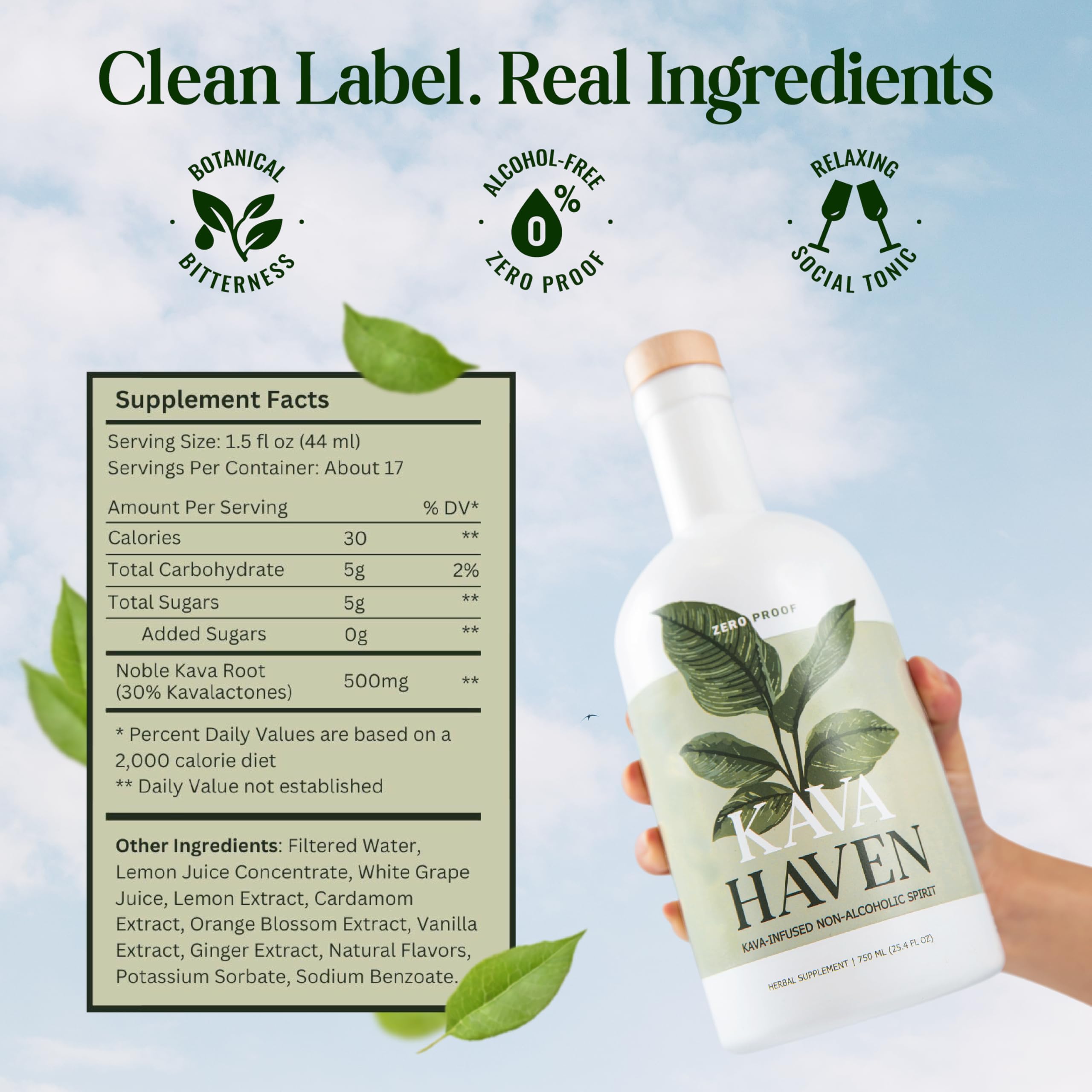 Kava Haven lemon-ginger flavor close-up highlighting citrus notes.