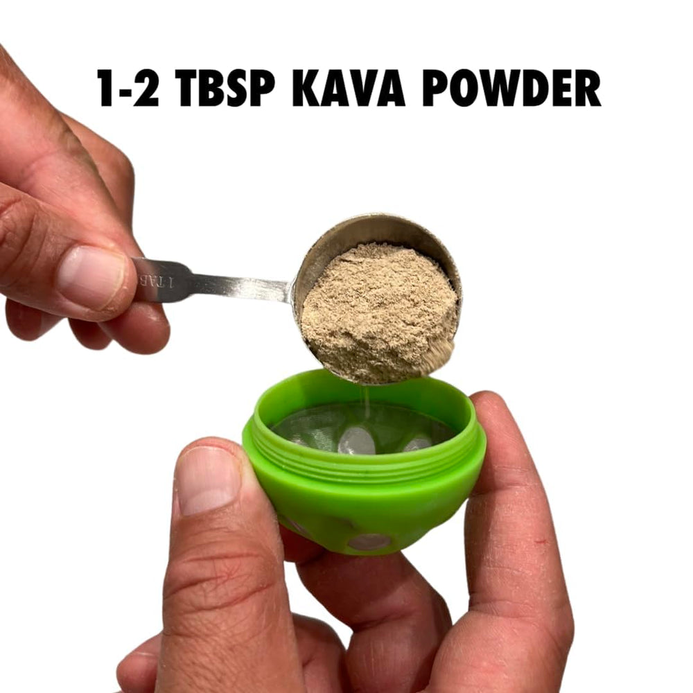 Open ball assembly demonstrates patent-pending mechanism behind faster kava extraction.