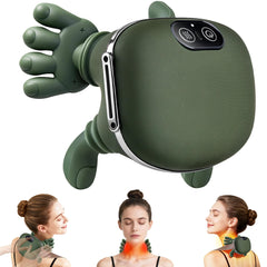 KAXLIDEN shoulder massager front view shows ergonomic neck fit for comfort