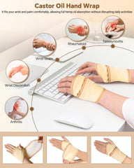 KAXRUO breast-right wrap offers even heat distribution for comfort.