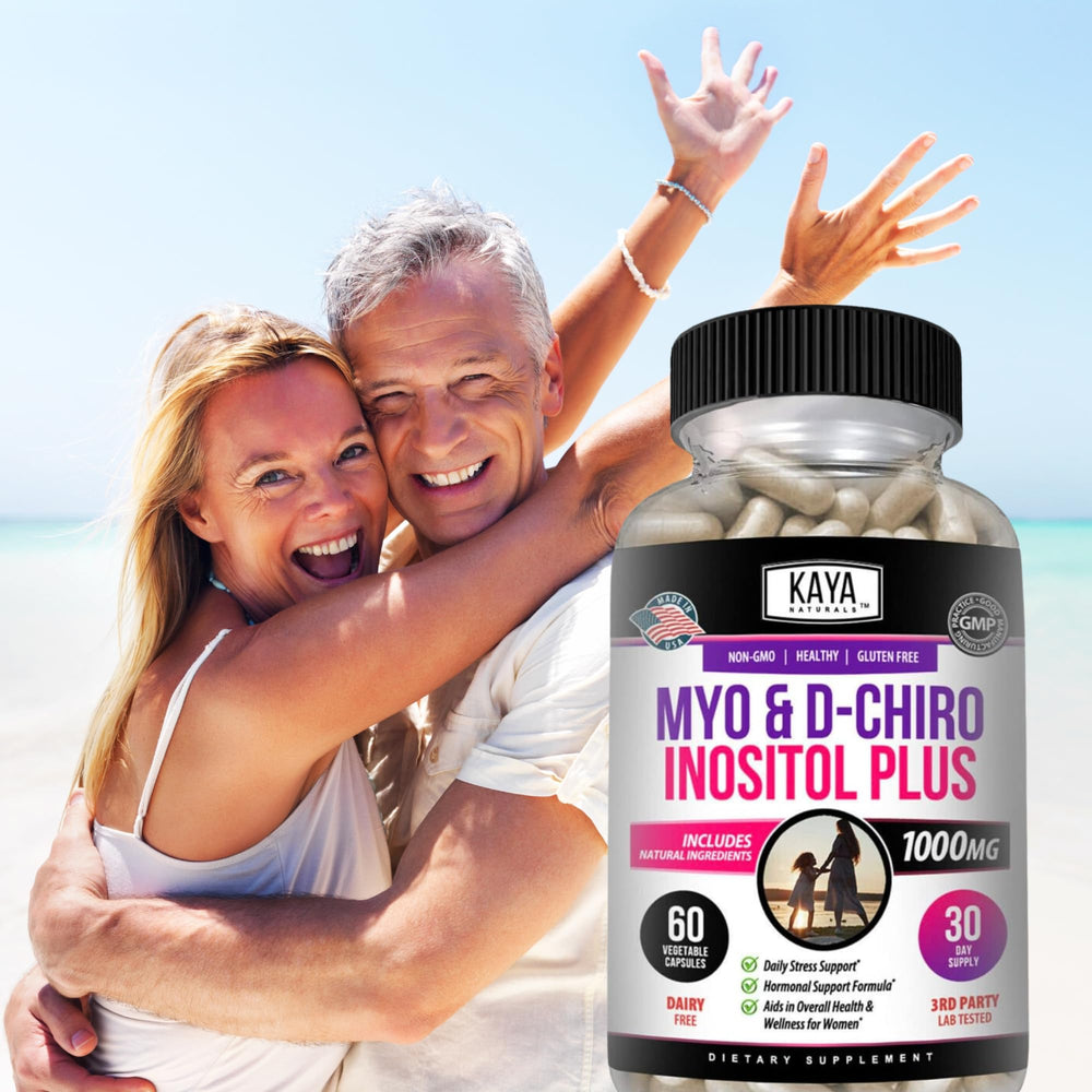Kaya Naturals bottle notes Non-GMO and gluten-free ingredients.