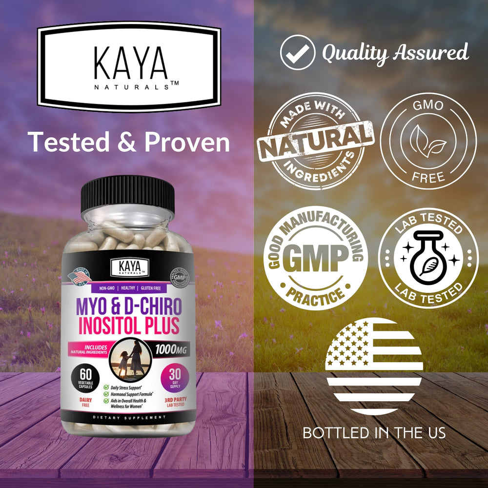 Kaya Naturals bottle on wood surface for a clean daily routine.