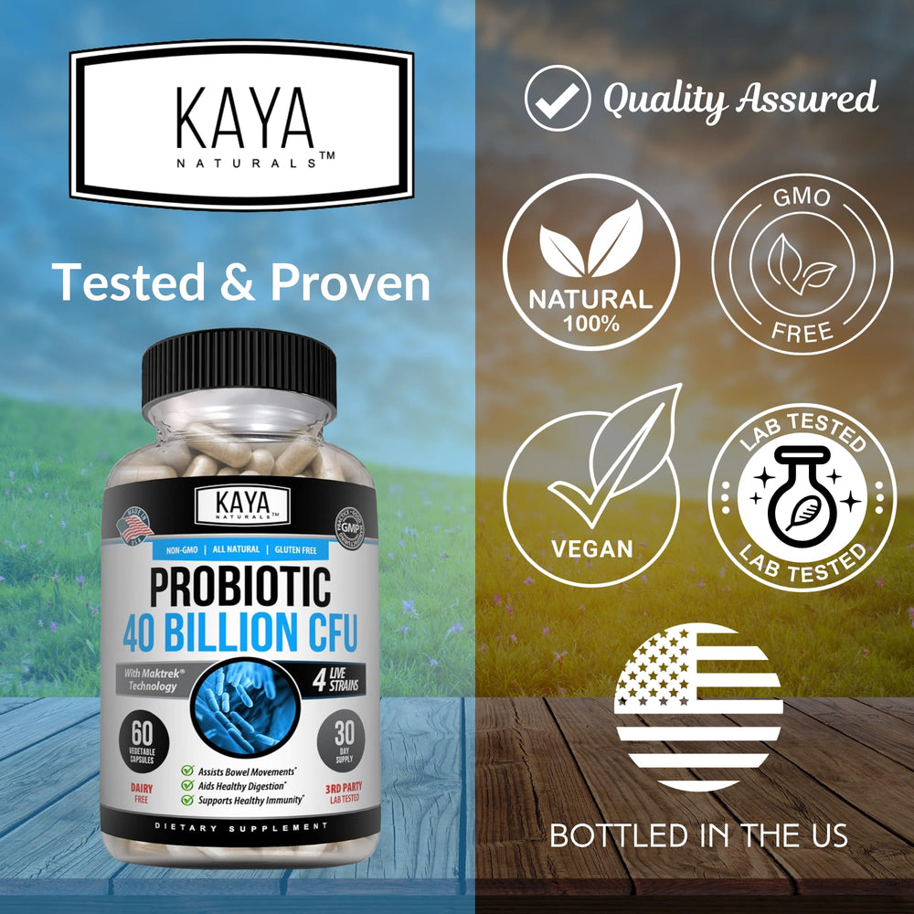 Kaya Naturals packaging shot emphasizes quality and purity.