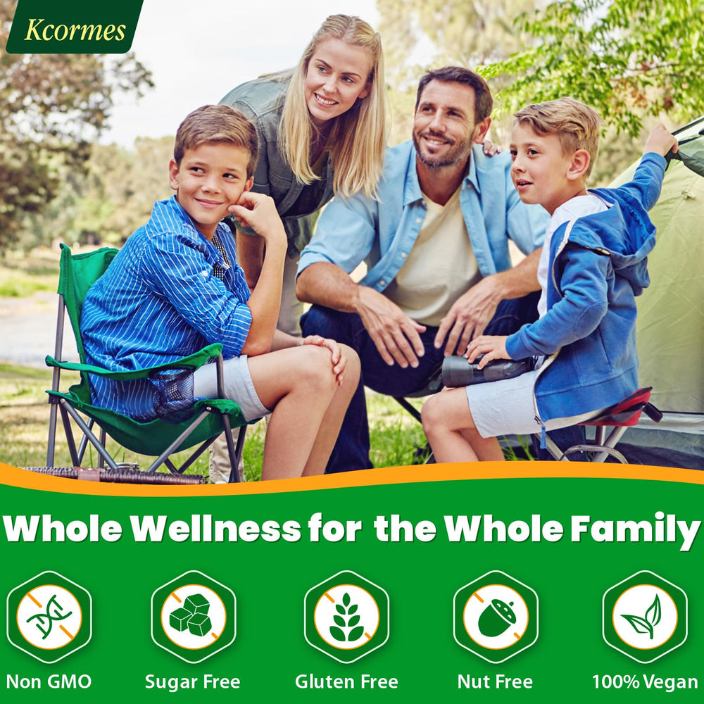 KCORMES Ingredient highlights caprylic acid and probiotic synergy on label