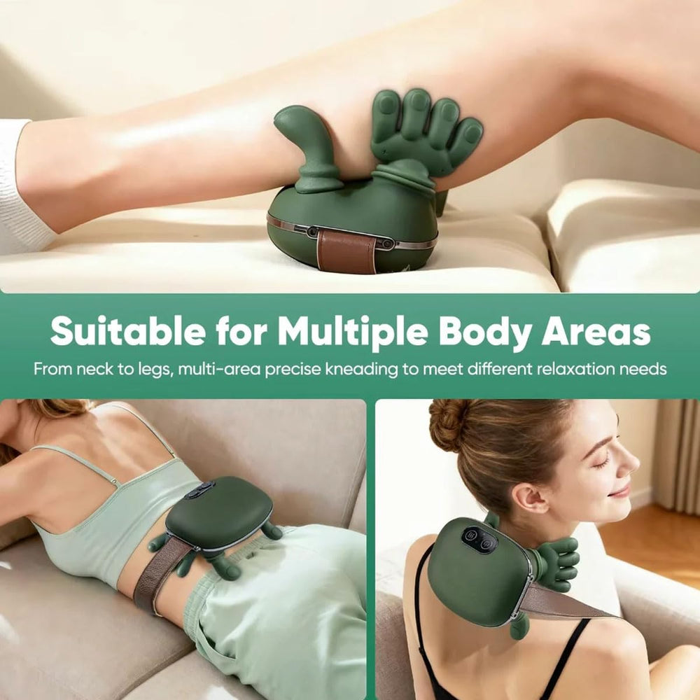 KDKXJU dual-zone heating demonstrates consistent warmth for neck and shoulders.