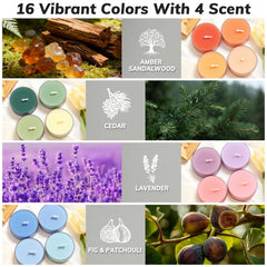 KEARLGMBH tealight cups with drip-free design for clean ambiance
