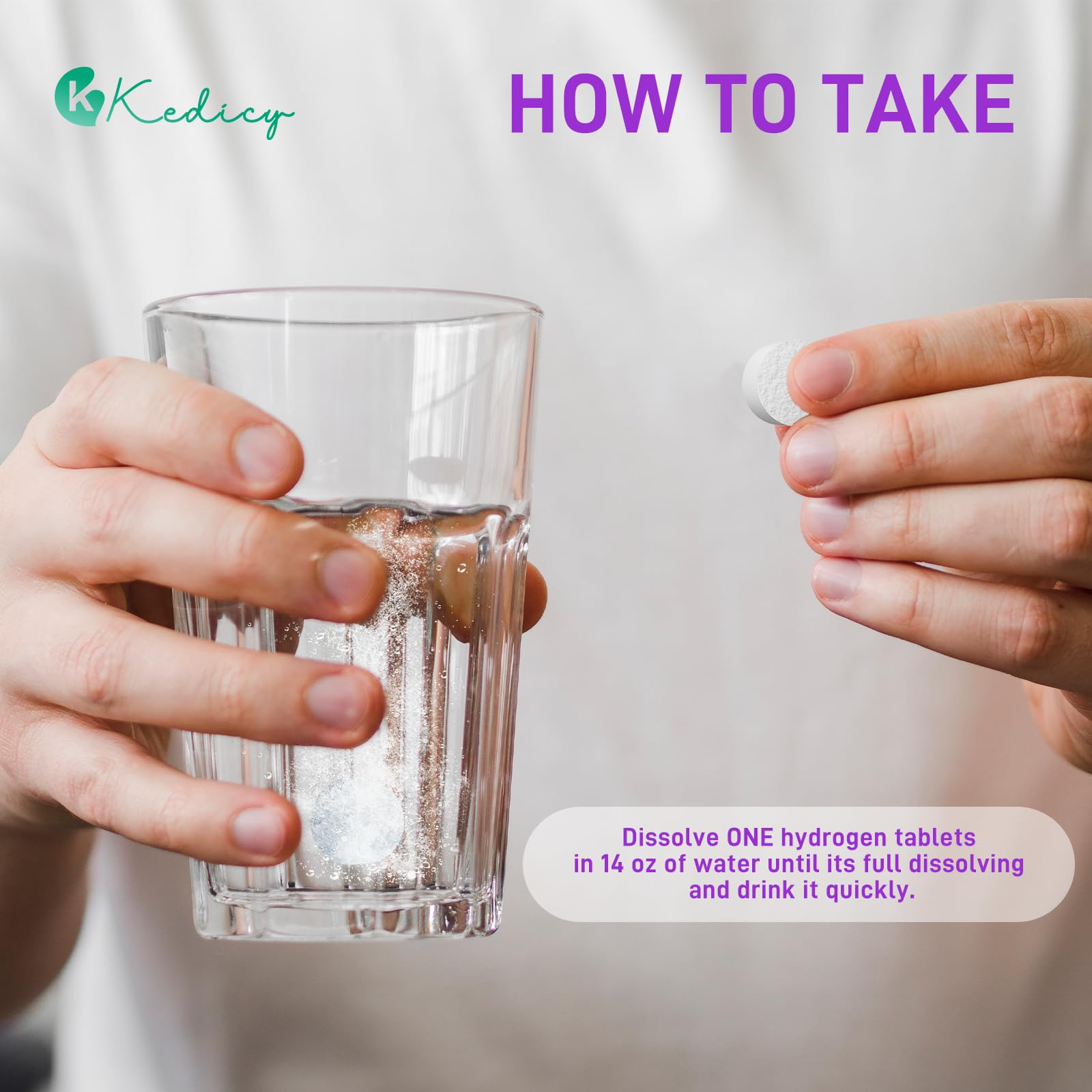 Kedicy hydrogen water supports cognitive focus and alertness