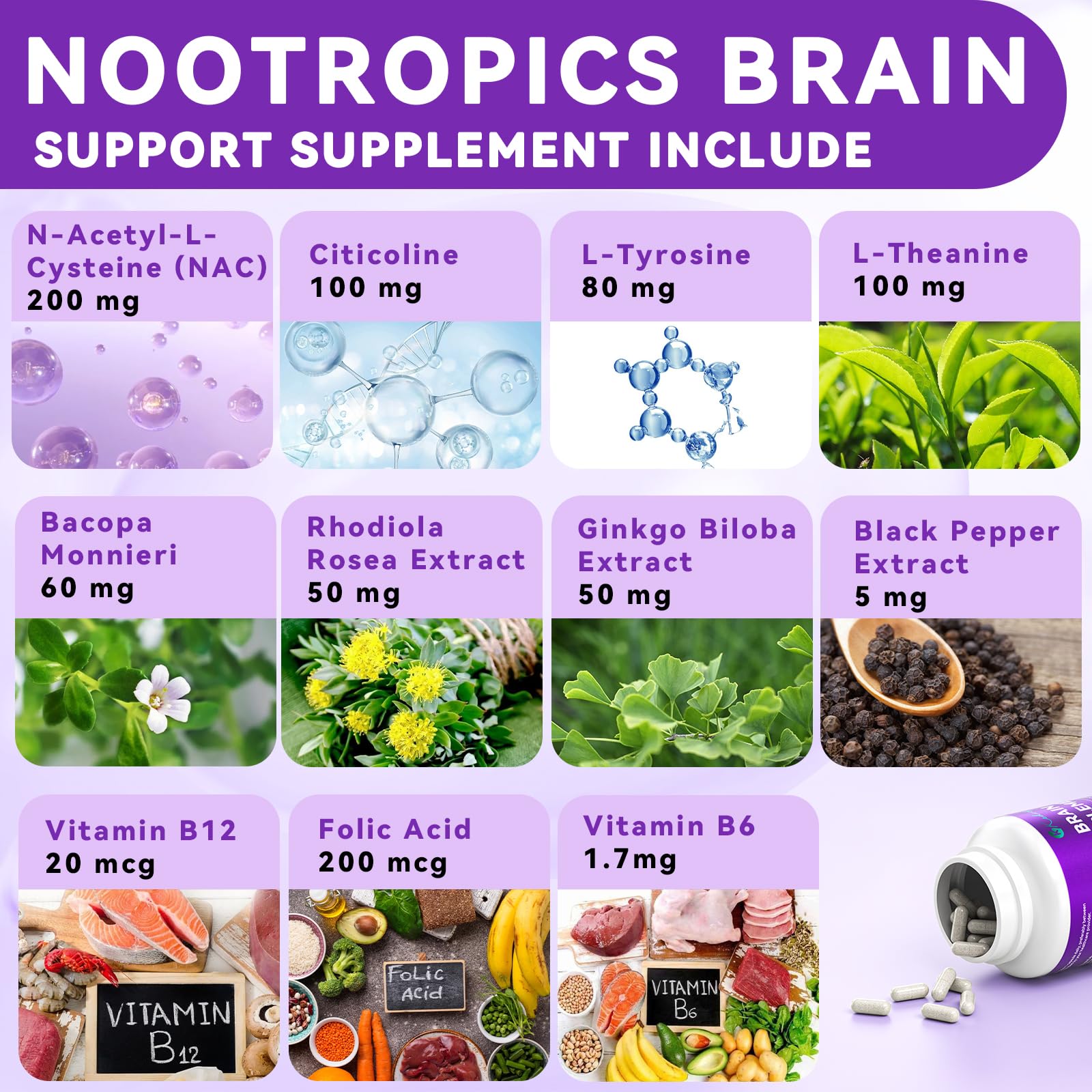 Serving daily dose beside Kedicy bottle for memory support.