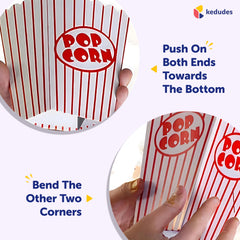kedudes oil-proof paper bags—grease resistant for clean hands during snacking