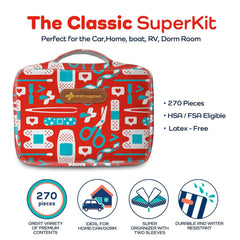 KEEP>GOING large home first aid kit burn relief kit in view helps soothe minor injuries