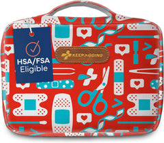 KEEP>GOING large home first aid kit kids open: ready for quick, calm injury care