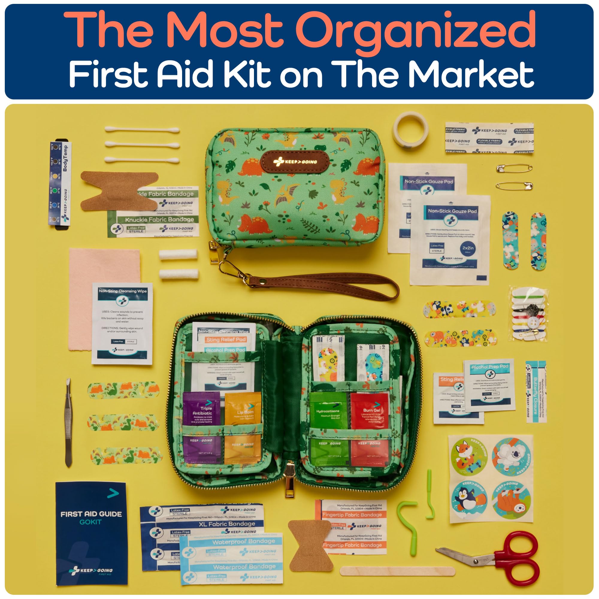 KeepGoing travel case ready for car trips and family outings