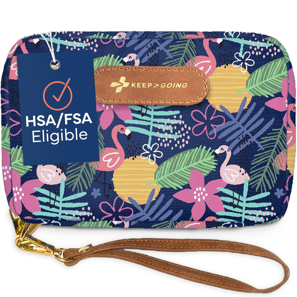 KEEP>GOING travel first-aid kit for kids compact case boosts on-the-go readiness