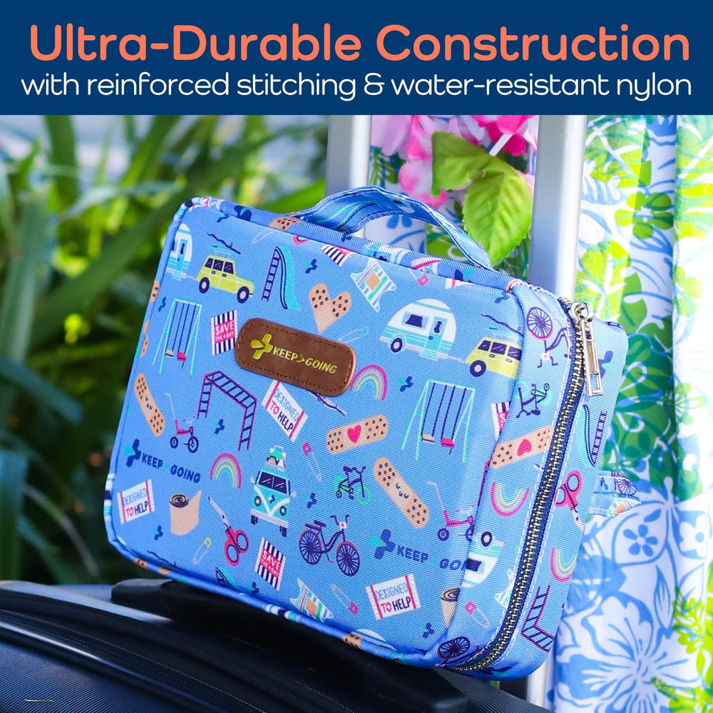 KEEP>GOING travel-ready kit fits car, dorm, home, and boat life.