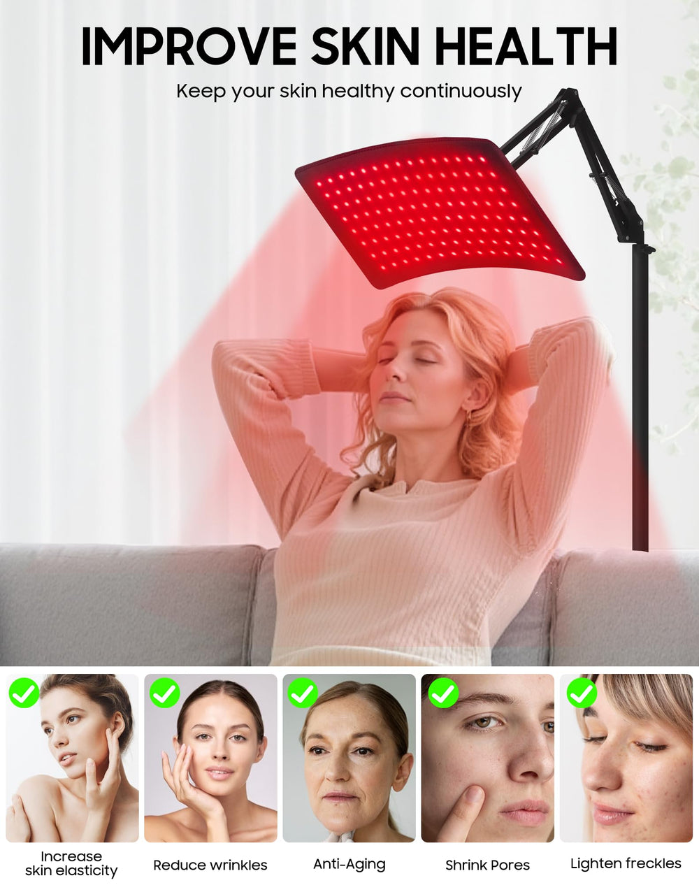 KEHU dual-wavelength 660nm 850nm lamps for deep tissue care