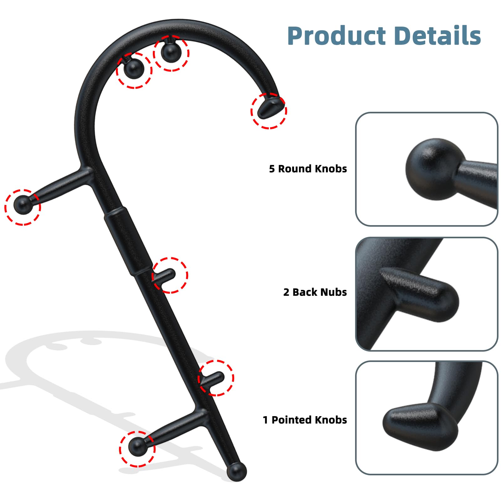 KEINE MARKE water-safe massage tool designed for shower use.