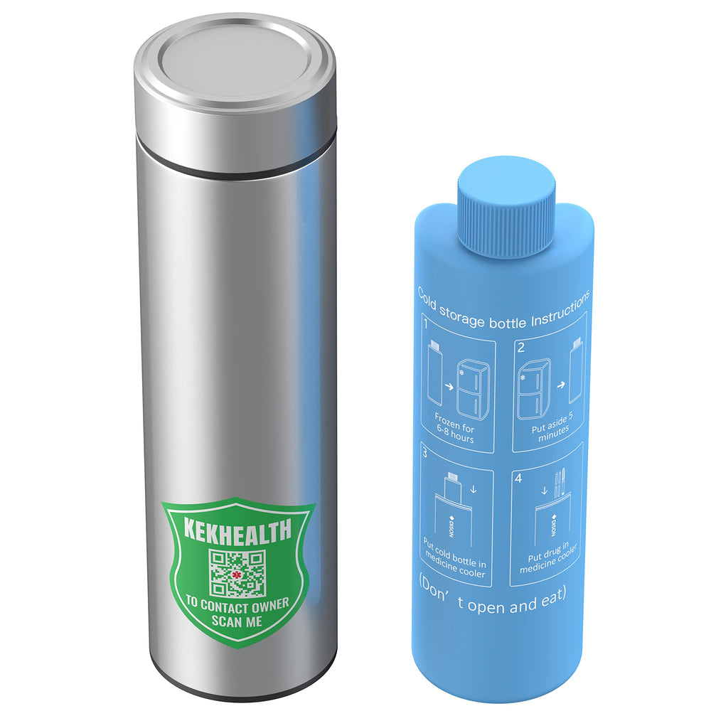 KEKHEALTH Slim 16H insulin pen case shown for daily commuting and compact storage.