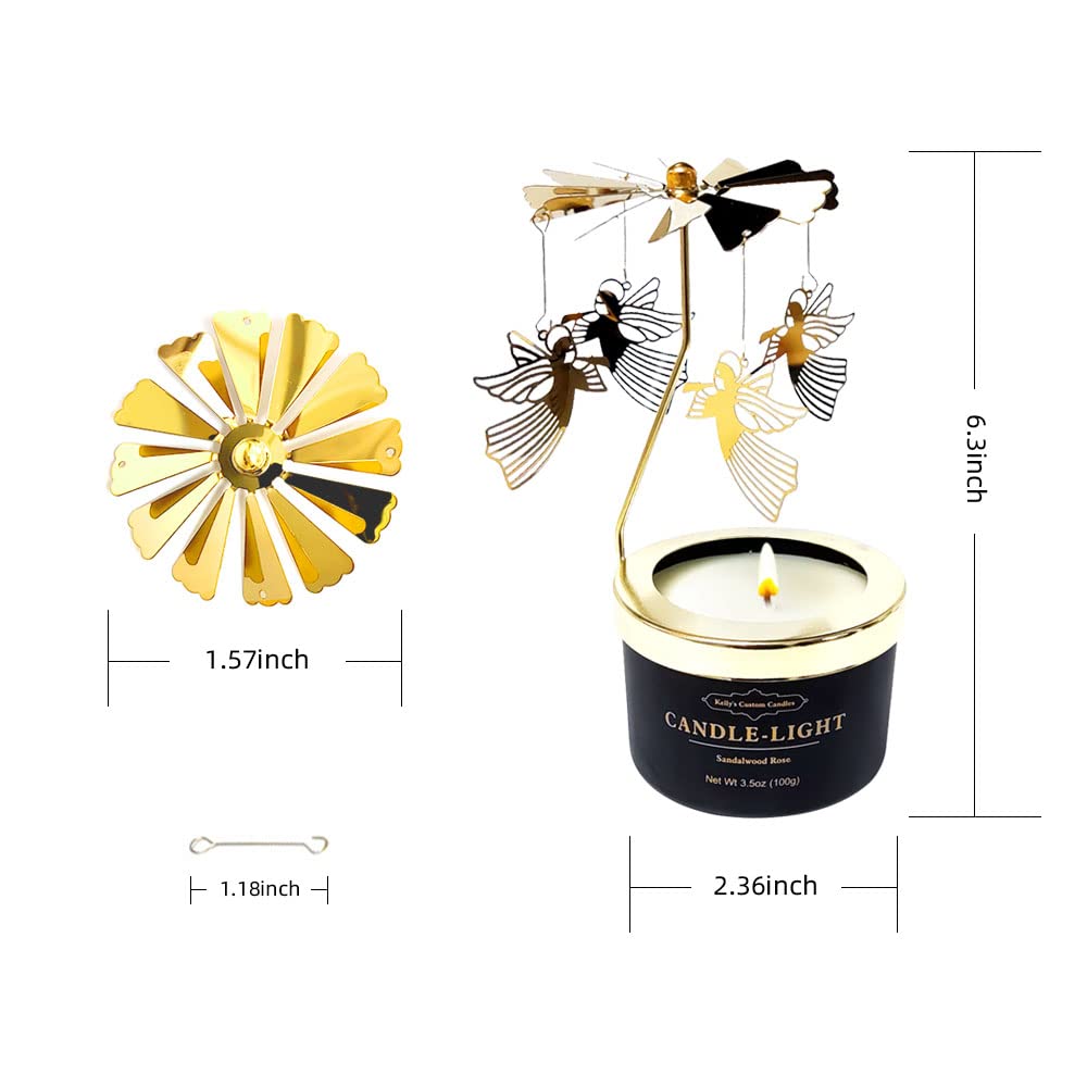 Kelly's Custom Candles dancing flames illuminate cozy evenings.