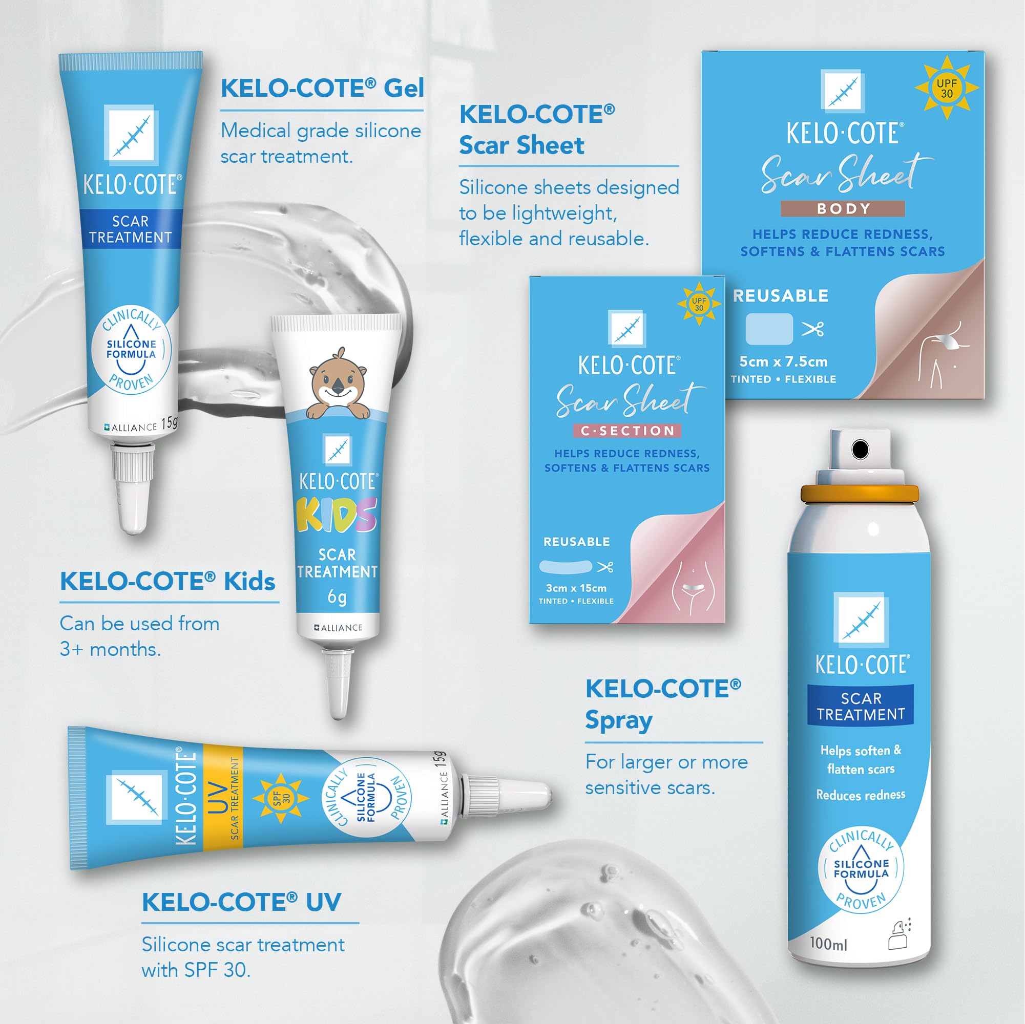 Kelo-Cote Gel 6g on scar, may reduce redness and itching.