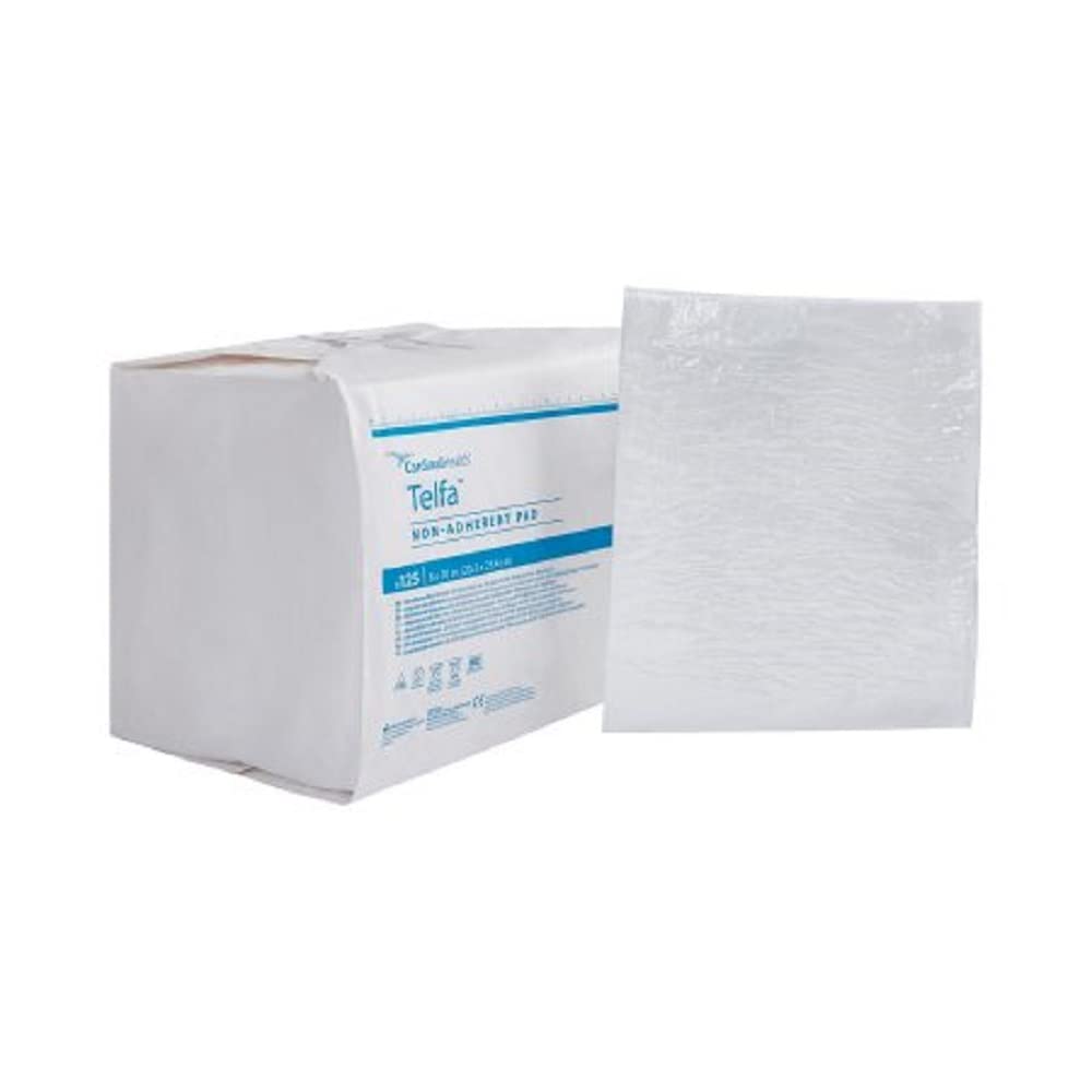 Kendall Covidien Telfa Ouchless 8x10 inch dressing prevents sticking to wounds during changes