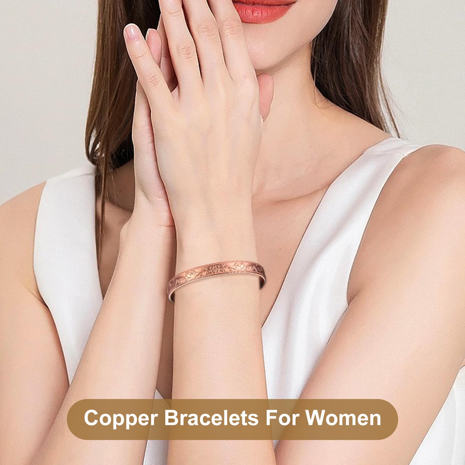 KENLANO durable copper bracelet designed for lasting daily use