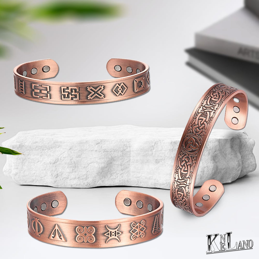 KENLANO copper bracelet presented in premium gift box for thoughtful gifting.