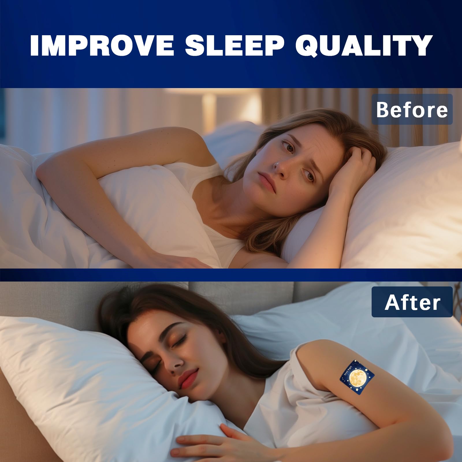 Kensem 72 Sleep Patch with melatonin supports sleep duration.