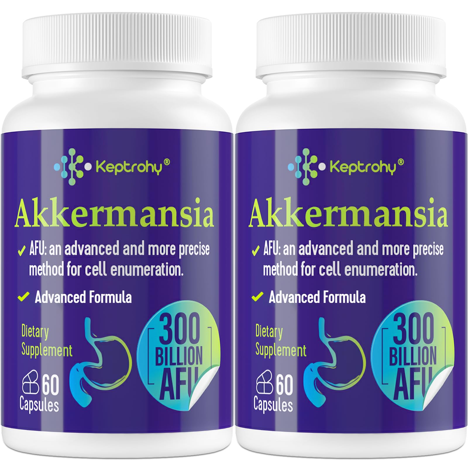 Keptrohy Akkermansia capsules inside-view demonstrates compact day-to-day supplementation.