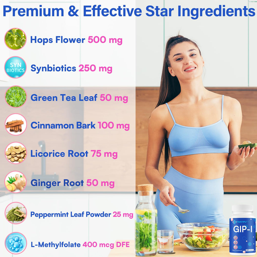 Keptrohy GIP-l natural ingredients highlight lifestyle benefits.