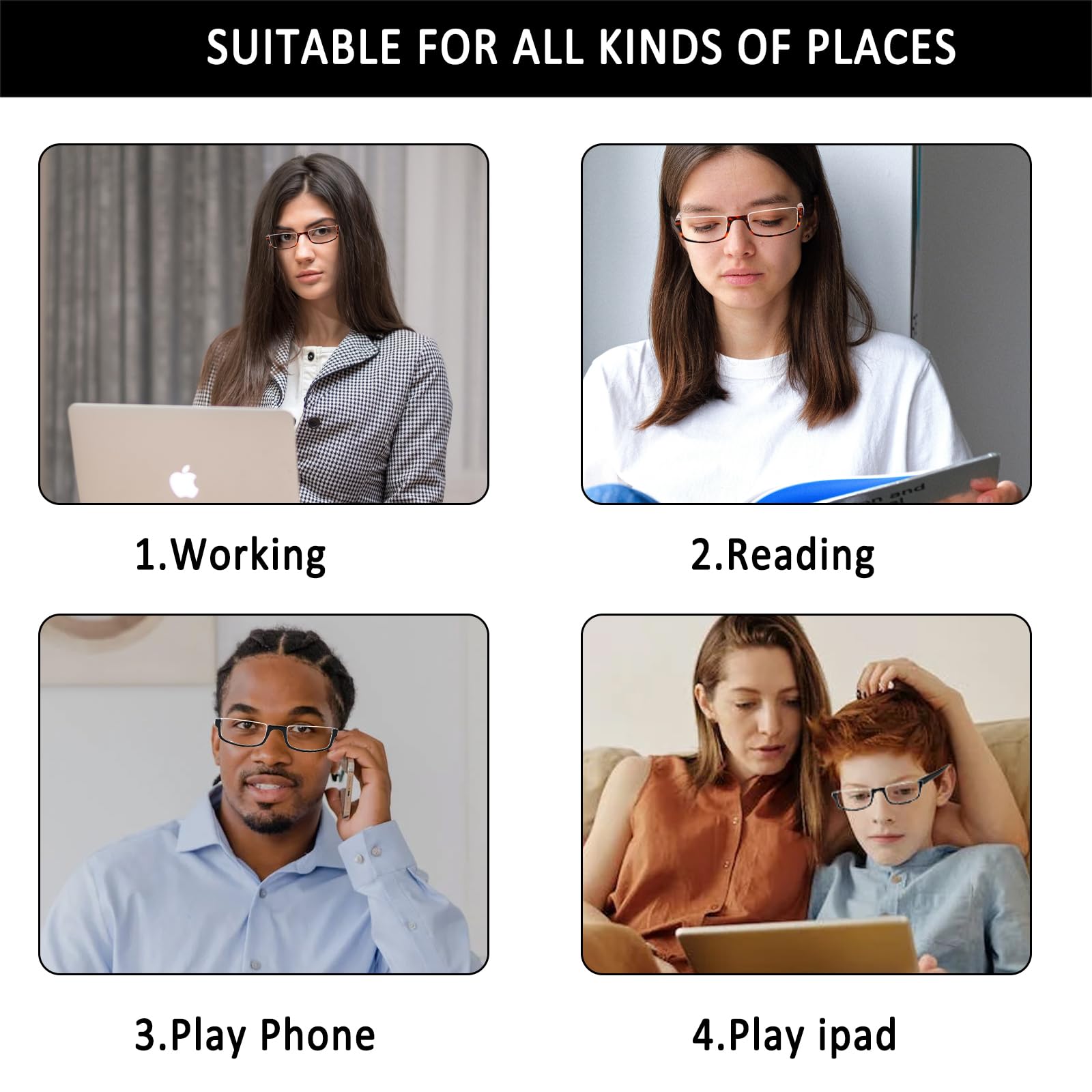 Kerecsen lightweight plastic frame suitable for all day wear