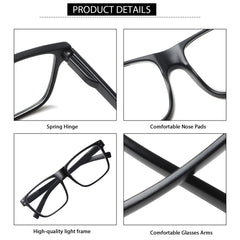 Kerecsen square frames with non-slip design stay put during work and leisure