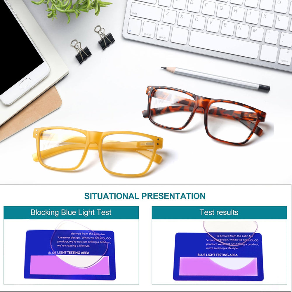 Kerecsen oversized square frames suitable for office and desk work