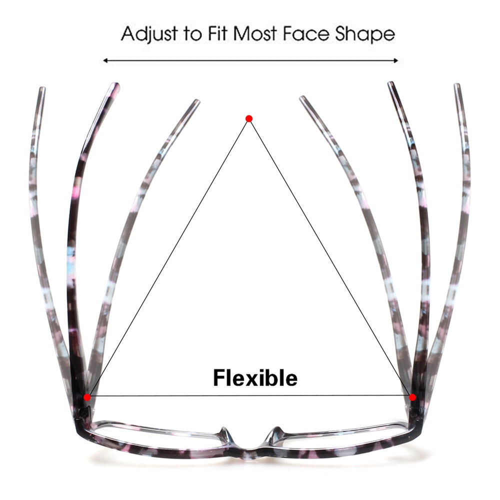 Kerecsen reading glasses with varied diopter options for close reading.