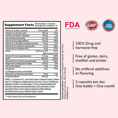 Kerotin Saw Palmetto DHT blocker formula in pack shows natural hair support.