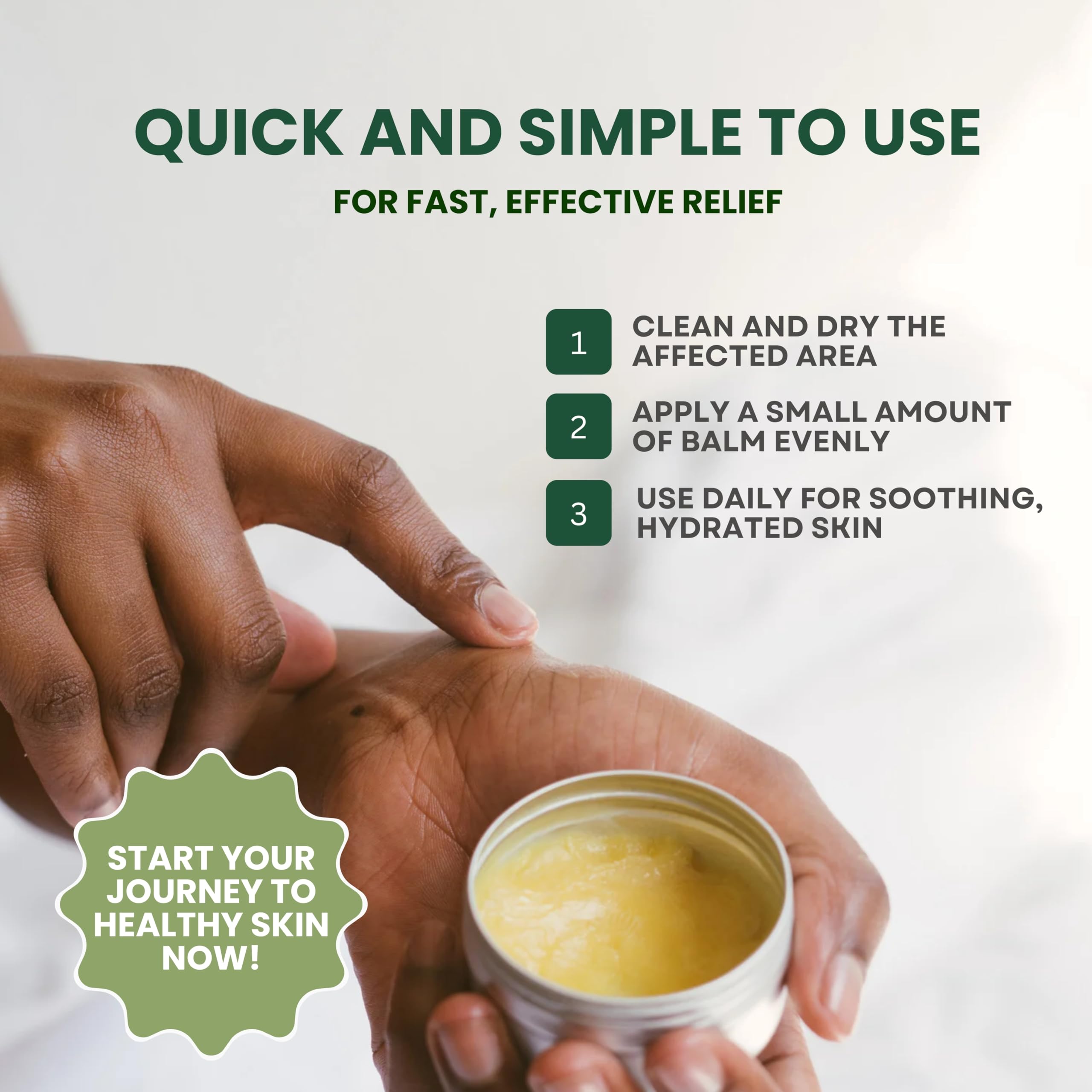 KESMEDIK Balm suitable for all ages demonstrates gentle daily care.