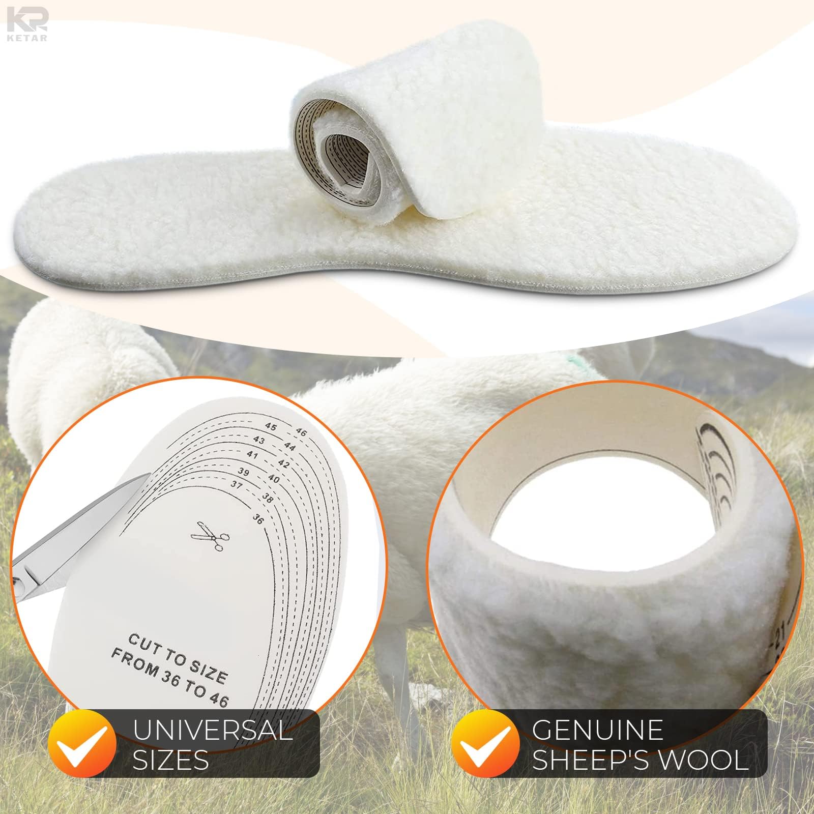 Ketar breathable moisture-absorption keeps feet fresh during daily wear.