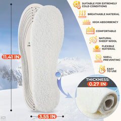 Ketar plush top layer provides warm, cushioned comfort inside your boots.