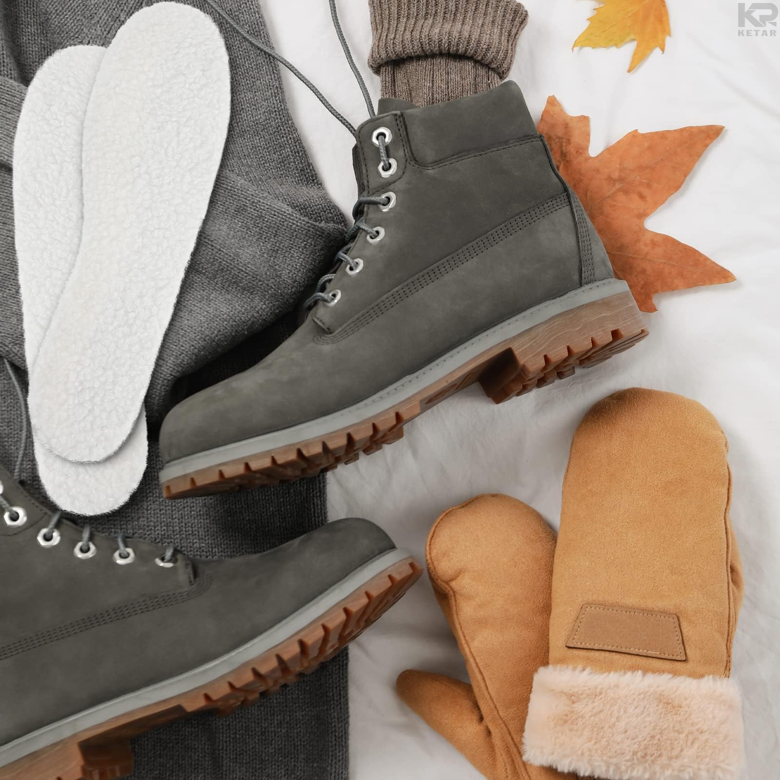 Ketar warm insoles for winter walks support outdoor comfort.