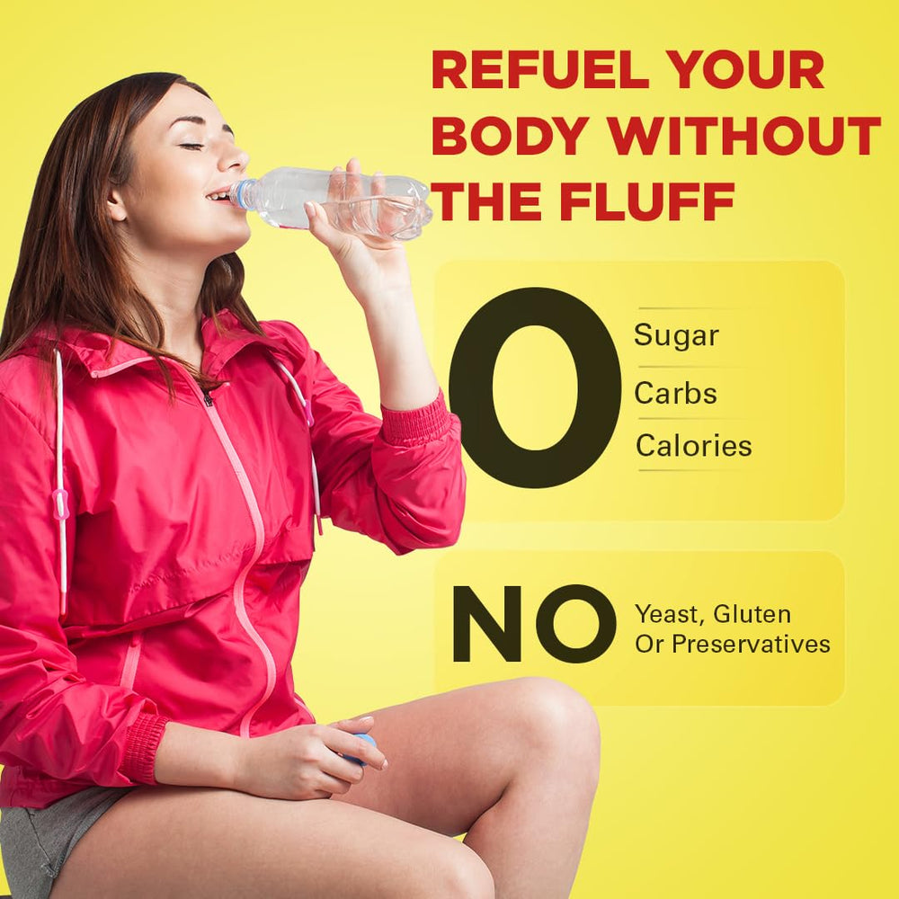 Zero carbs, calories, and artificial sweeteners in Keto Vitals electrolyte powder