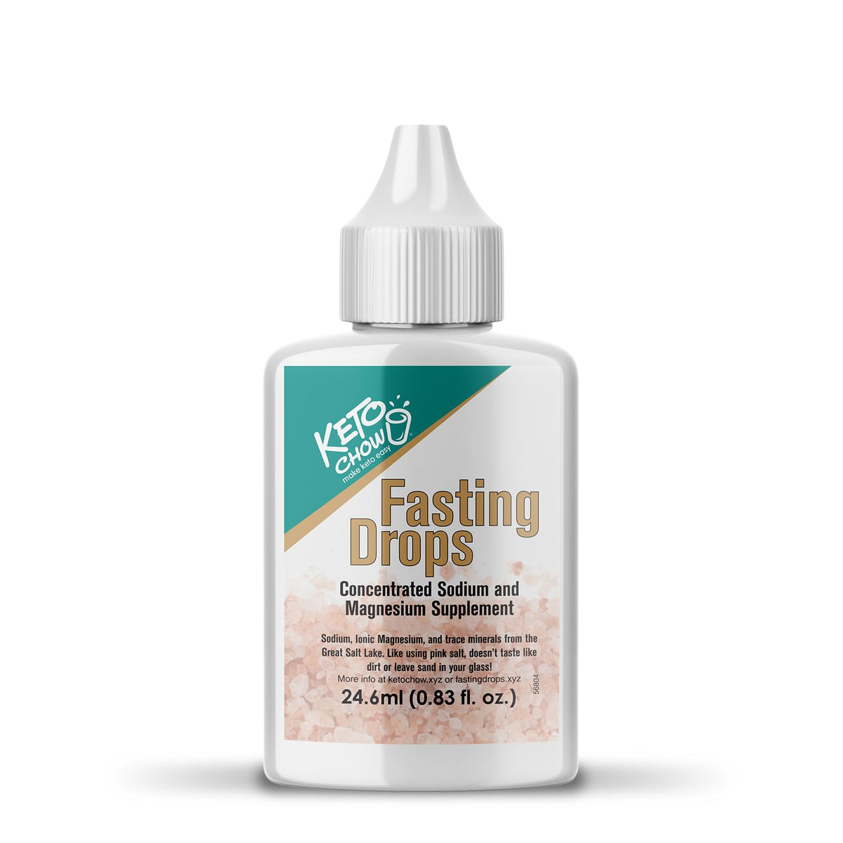 Keto Chow Gotas de Ayuno en botella portátil para uso diario de electrolitos